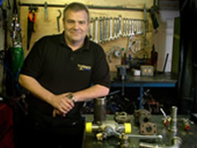 Ian Turner in the workshop picture